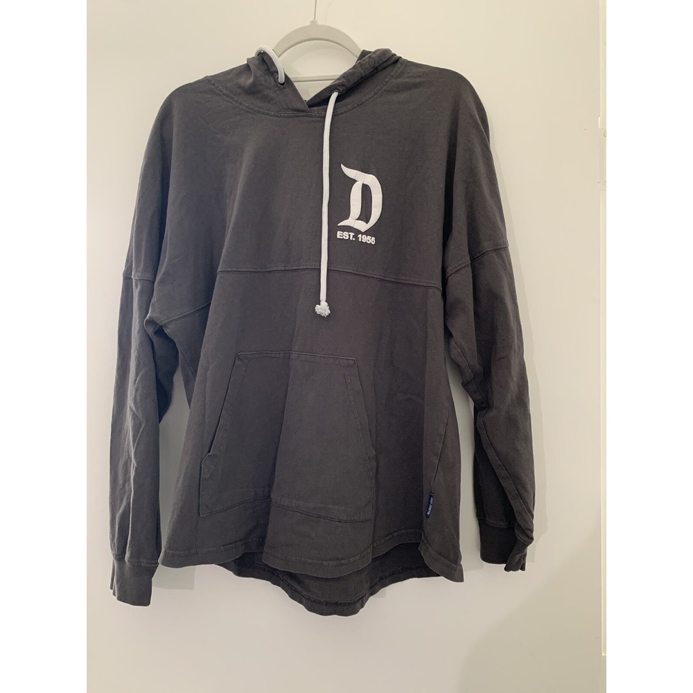 Disneyland Resort Spirit Jersey Hoodie Mens Medium Gray Long Sleeve